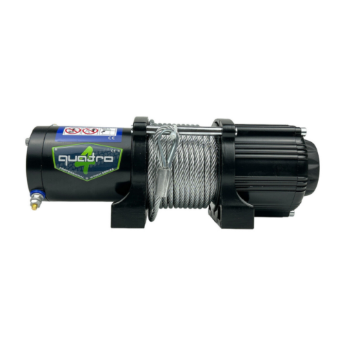 4500 LB, 12 V, ÇELİK HALATLI QUATRO WINCH
