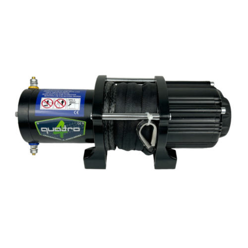 4500 LB, 12 V, SENTETİK HALATLI QUATRO WINCH